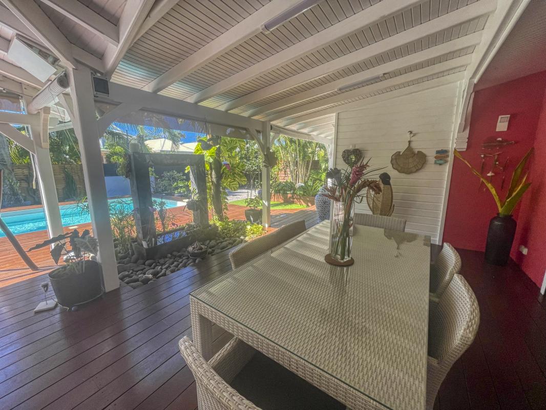 8.Location villa piscine Saint François Guadeloupe_Terrasse